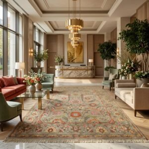 Antique Loom Multi-Jewel Textured Rug