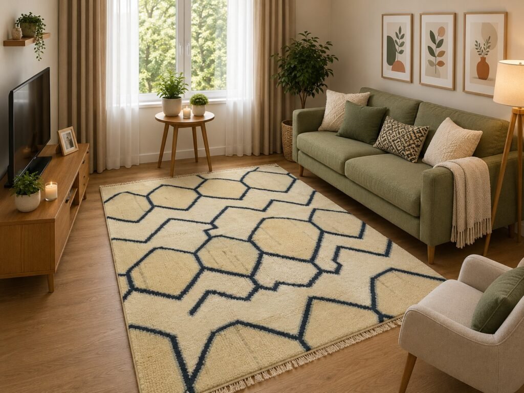 craftyn-hand-knotted-off-white-geometric-wool-viscose-area-rug